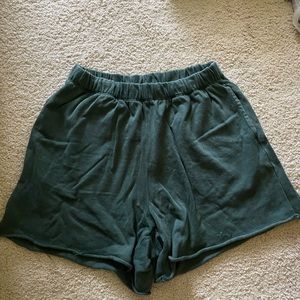 Aerie Green Lounge Shorts